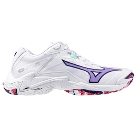 Dámská sálová obuv Mizuno Wave Lightning Z8 W White/Violet Indigo