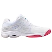 Dámská sálová obuv Mizuno  Wave VOLTAGE 2 W White/Violet Indigo