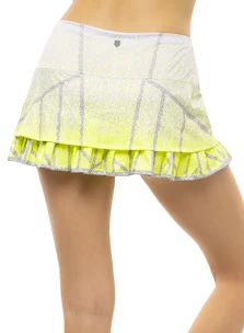 Dámská sukně Lucky in Love  Take A Pleat Skirt Neon Yellow S