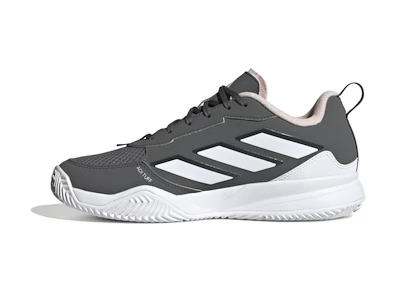 Dámská tenisová obuv adidas  Avaflash Clay Grey Four