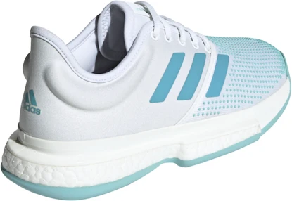 Dámská tenisová obuv adidas SoleCourt Boost Parley White - EUR 40