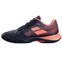 Dámská tenisová obuv Babolat Jet Mach 3 AC Women Black/Living Coral