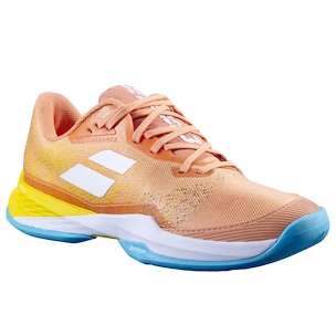 Dámská tenisová obuv Babolat Jet Mach 3 AC Women Coral/Gold Fusion