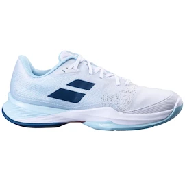 Dámská tenisová obuv Babolat Jet Mach 3 AC Women White/Angel Blue