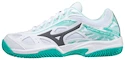 Dámská tenisová obuv Mizuno  Break Shot 3 Clay White/Iron Gate  EUR 38,5