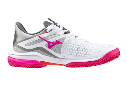 Dámská tenisová obuv Mizuno Wave Exceed TOUR 6 CC White/Radiant Red/Quiet Shade