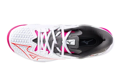 Dámská tenisová obuv Mizuno Wave Exceed TOUR 6 CC White/Radiant Red/Quiet Shade