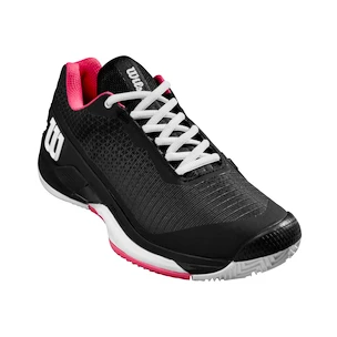 Dámská tenisová obuv Wilson Rush Pro 4.0 W Clay Black/Hot Pink