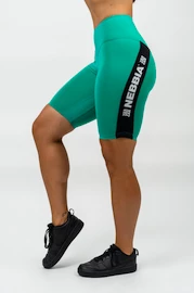 Dámské cyklistické kraťasy Nebbia ICONIC High Waisted Biker Shorts green