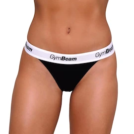 Dámské kalhotky GymBeam Thongs 3Pack Black