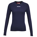 Dámské kompresní tričko CCM  LS Training Tee Navy Senior