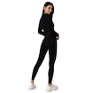 Dámské legíny GymBeam  FLO Ribbed Leggings Black