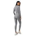 Dámské legíny GymBeam  FLO Ribbed Leggings Grey