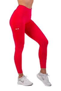 Dámské legíny Nebbia  Active High-Waist Smart Pocket Leggings 402 pink L