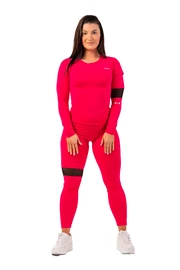 Dámské legíny Nebbia High-Waist ¾ Length Sporty Leggings 404 pink