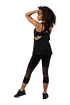 Dámské legíny Nebbia  High-Waist ¾ Length Sporty Leggings 406 black