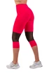 Dámské legíny Nebbia  High-Waist ¾ Length Sporty Leggings 406 pink