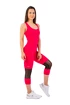 Dámské legíny Nebbia  High-Waist ¾ Length Sporty Leggings 406 pink