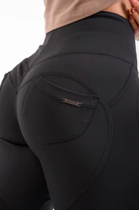 Dámské legíny Nebbia  High Waist & Lifting Effect Bubble Butt Pants black