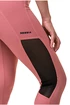 Dámské legíny Nebbia  Mesh leggings high waist old rose