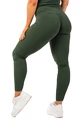 Dámské legíny Nebbia  Organic Cotton Ribbed High Waist Leggings 405 dark green