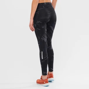 Dámské legíny Salomon  Agile Long Tight Black/AO XS