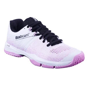 Dámské padelové boty Babolat  Sensa Women White/ Lilac