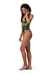 Dámské plavky Nebbia  High-energy monokini 560 jungle green S