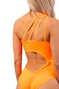 Dámské plavky Nebbia  One Shoulder Asymmetrical Monokini 458 Orange Neon