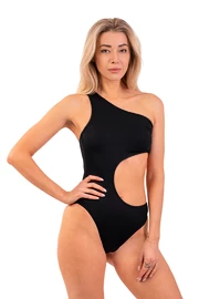 Dámské plavky Nebbia One Shoulder Asymmetrical Monokini 459 Black