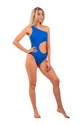 Dámské plavky Nebbia  One Shoulder Asymmetrical Monokini 459 Blue