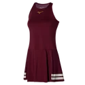 Dámské šaty Mizuno  Printed Dress Cabernet L