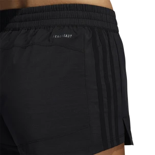 Dámské šortky adidas  Pacer 3-Stripes Woven Heather Shorts Black L