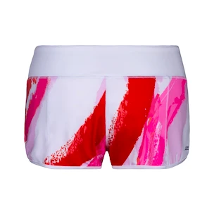 Dámské šortky BIDI BADU  Hulda Tech 2 In 1 Shorts White/Red