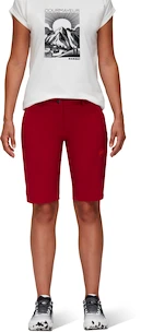 Dámské šortky Mammut  Runbold Shorts Blood Red 36