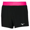 Dámské šortky Mizuno Alpha 4.5 Short Black/Pink Peacock M