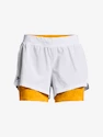 Dámské šortky Under Armour  Iso-Chill Run 2N1 Short-WHT