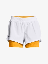 Dámské šortky Under Armour Iso-Chill Run 2N1 Short-WHT