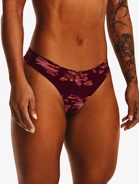 Dámské tanga Under Armour PS Thong 3Pack Print-PNK