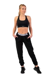 Dámské tepláky Nebbia Iconic Mid-Waist Sweatpants 408 black