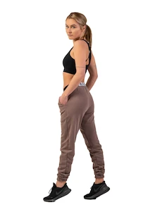 Dámské tepláky Nebbia  Iconic Mid-Waist Sweatpants 408 brown