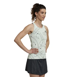 Dámské tílko adidas  Club Graphic Tank Linen Green