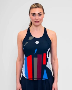 Dámské tílko BIDI BADU  New York 2024 Tank Dark Blue/Red