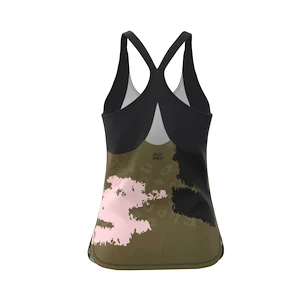 Dámské tílko BIDI BADU  Pure Wild Tank Olive/Dark Grey M