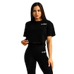 Dámské tílko GymBeam  Limitless Cropped T-shirt Black