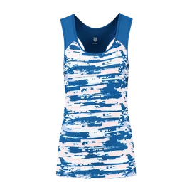 Dámské tílko K-Swiss Hypercourt Stripe Tank Print/Classic Blue