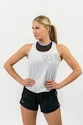 Dámské tílko Nebbia  FIT Activewear Tank Top “Airy” with Reflective Logo white XS