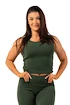 Dámské tílko Nebbia  Organic Cotton Ribbed Tank Top 414 dark green