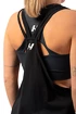 Dámské tílko Nebbia  Sleeveless Loose Cross Back Tank Top "Feeling Good" Black