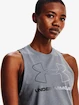 Dámské tílko Under Armour  Live Sportstyle Graphic Tank Steel Medium Heather Gray